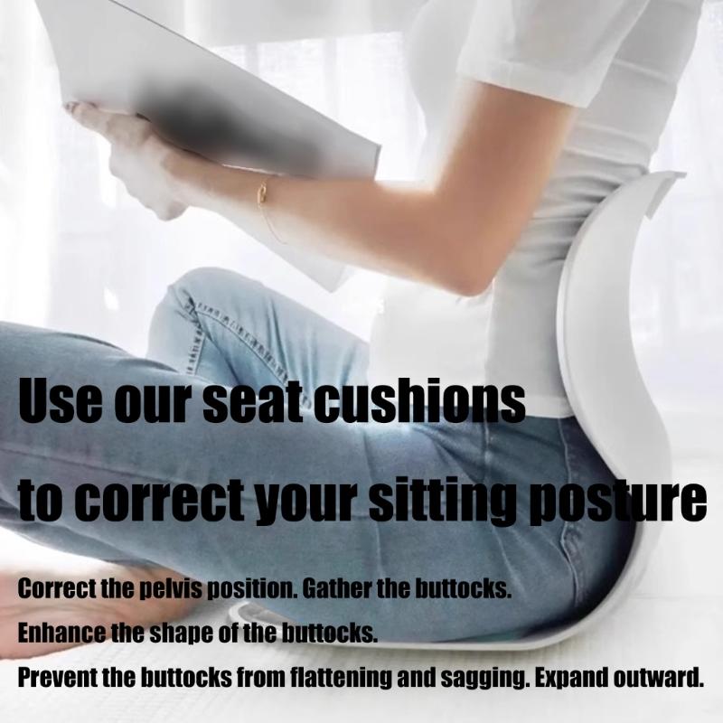Chair Wrist Cushion Adjustable Sitting Pose Corrector Seat Pad With Orthopedic Back Support For Office Chair Home Desk