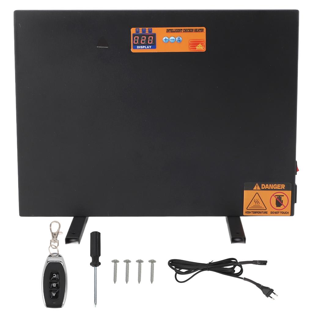 Chicken Coop Heater 150W Iron Auto Power Off Chicken Coop Heating Panel Winter Poultry Warmer with