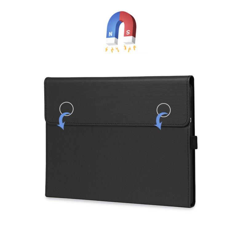 Surface Pro 12 Leather Stand Case: Anti-Drop Protective Cover for Microsoft Pro 9 Tablet