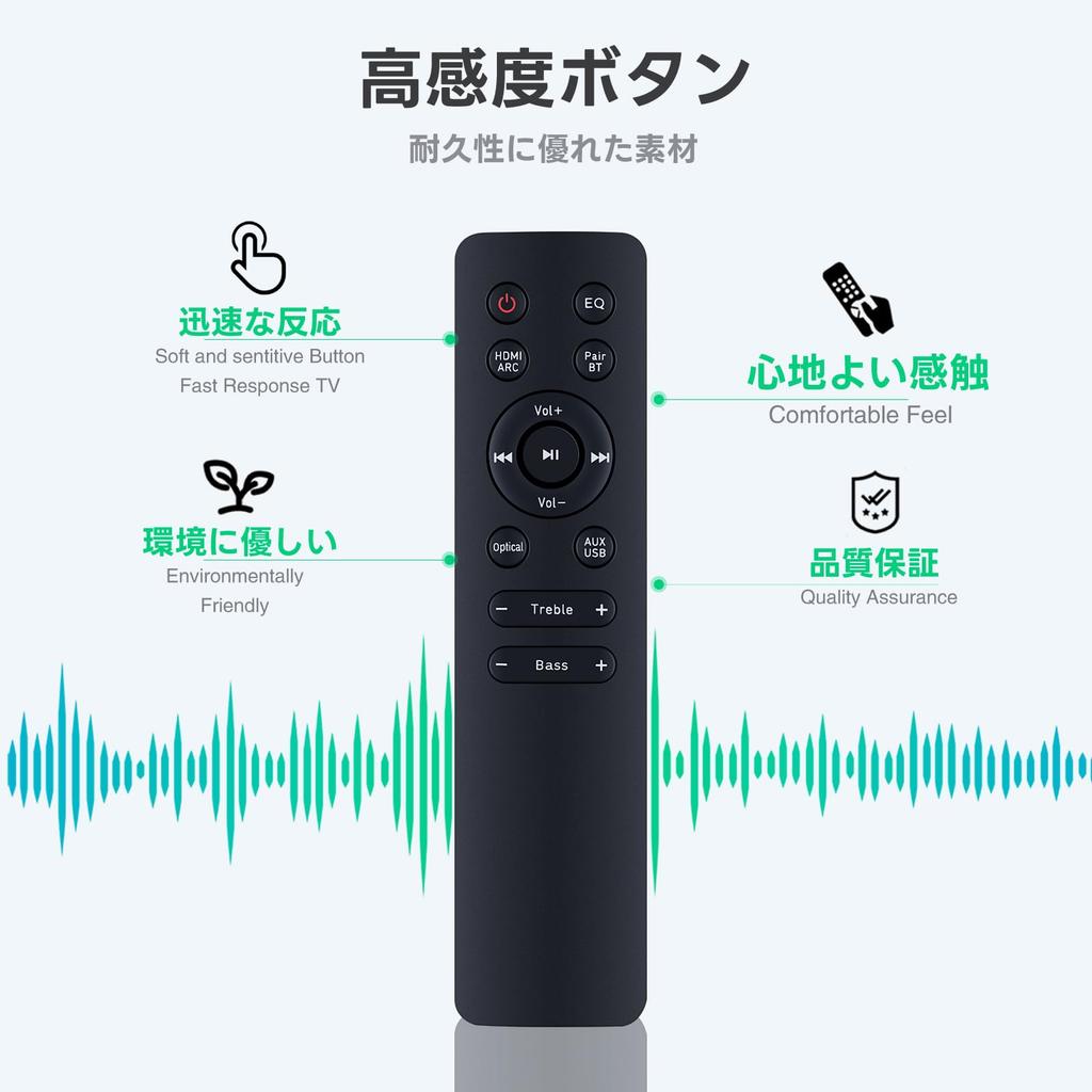 Soundbar Remote Control TAB4288 for Philips Soundbars and TV Speakers TAB4208 and TAB4288