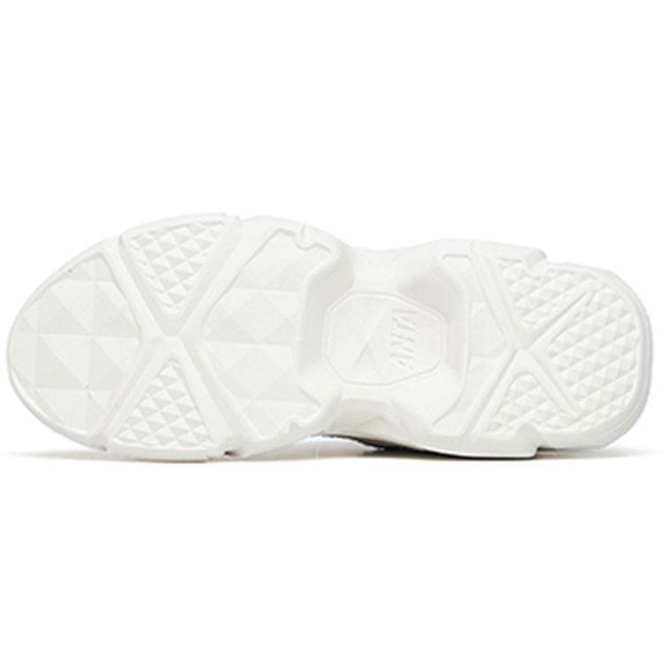 Anta Comfortable Sports Shock Absorbing Wear Resistant Low Top Casual Shoes Women Casual Shoes White Blue 122238887-5