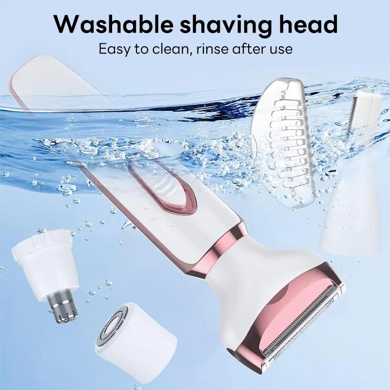 4 In 1 Portable Electric Haircut Trimmer Epilator Woman Facial Intimate Area for Body Hair Removal Gifts For Women