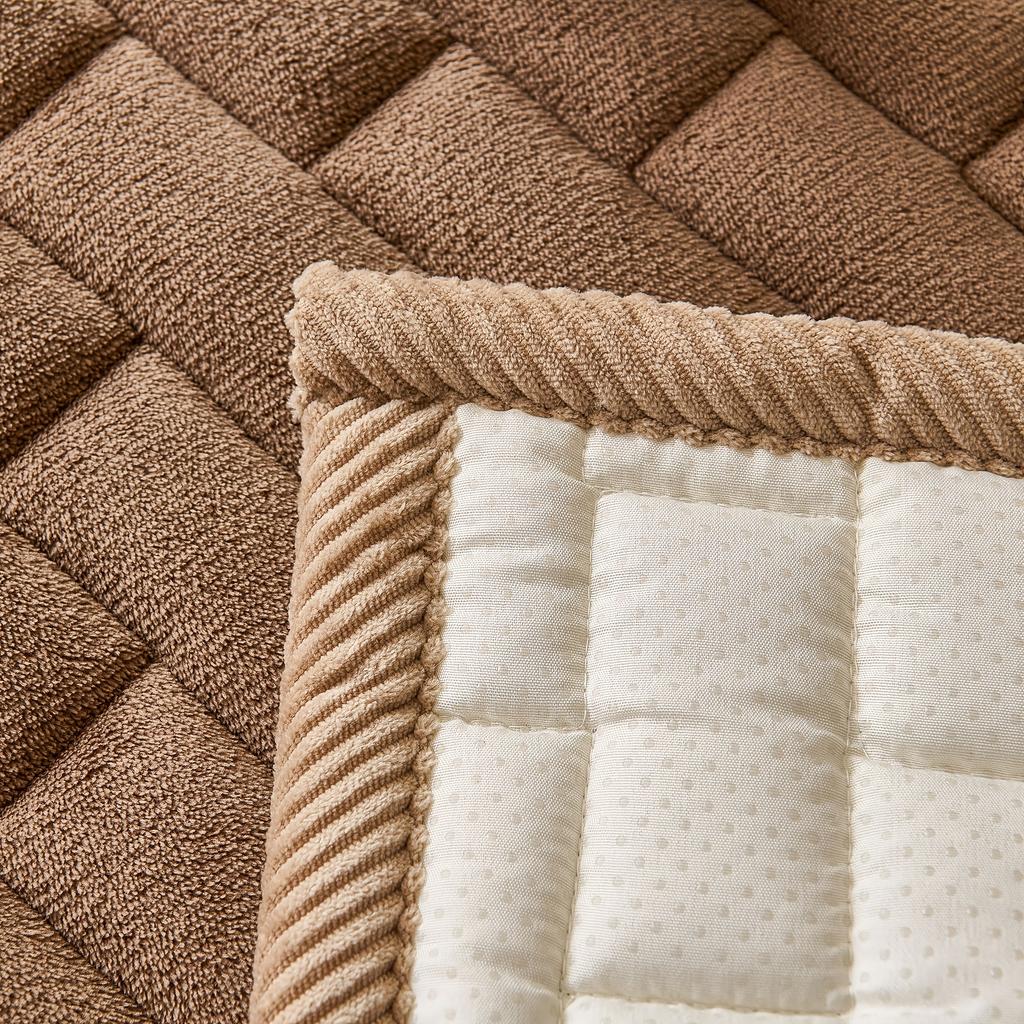 Funda de sofá de terciopelo gruesa acolchada de lujo; Funda de Sofá de Pana, Gruesa y Cálida Cómoda Funda de Sofá de Terciopelo