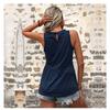 2023 Fashion Summer Woman Ruffles Sleeveless Blouse Casual Loose Shirt Solid Sexy Tops Ladies Elegant Stylish Vest Blusas 26316