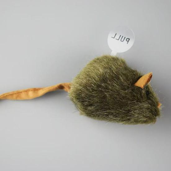 Brinquedo Automático de Rato para Gatos Ativado ao Toque Brinquedo de Rato que Faz Barulho Brinquedo Interativo para Gatos para Gatinhos Estimulação do Instinto de Caça