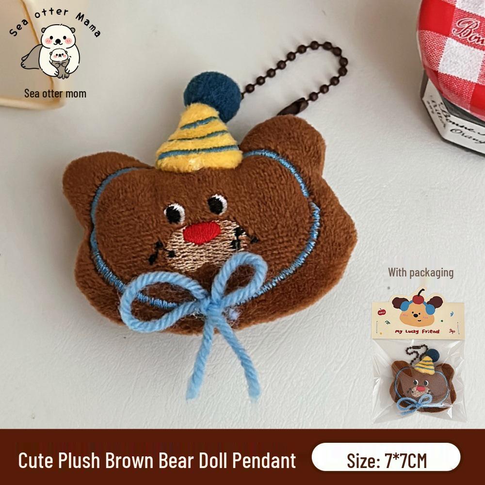 Tengyi Cute Plush Doll Pendant - Backpack Accessory & Gift for Girls or Couples