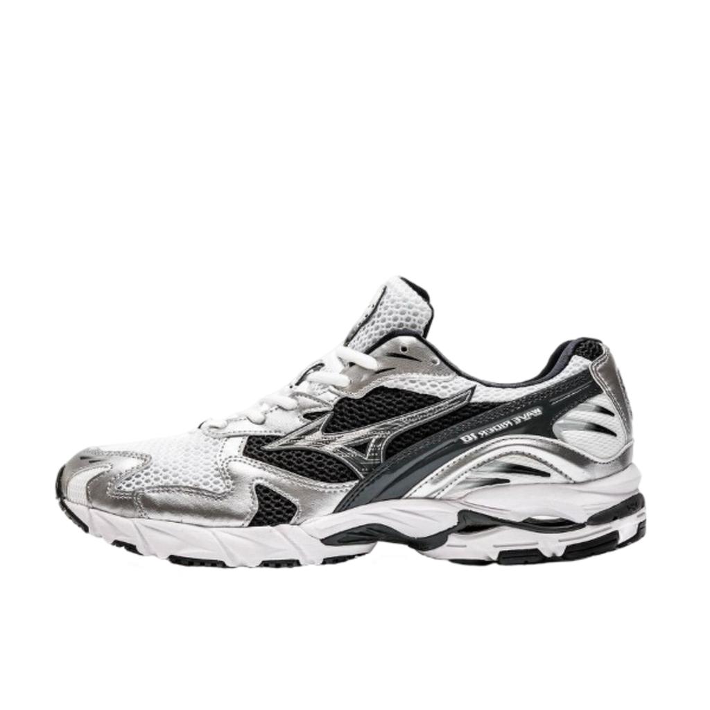 Mizuno Wave Rider 10 Bílá Stříbrná Černá
