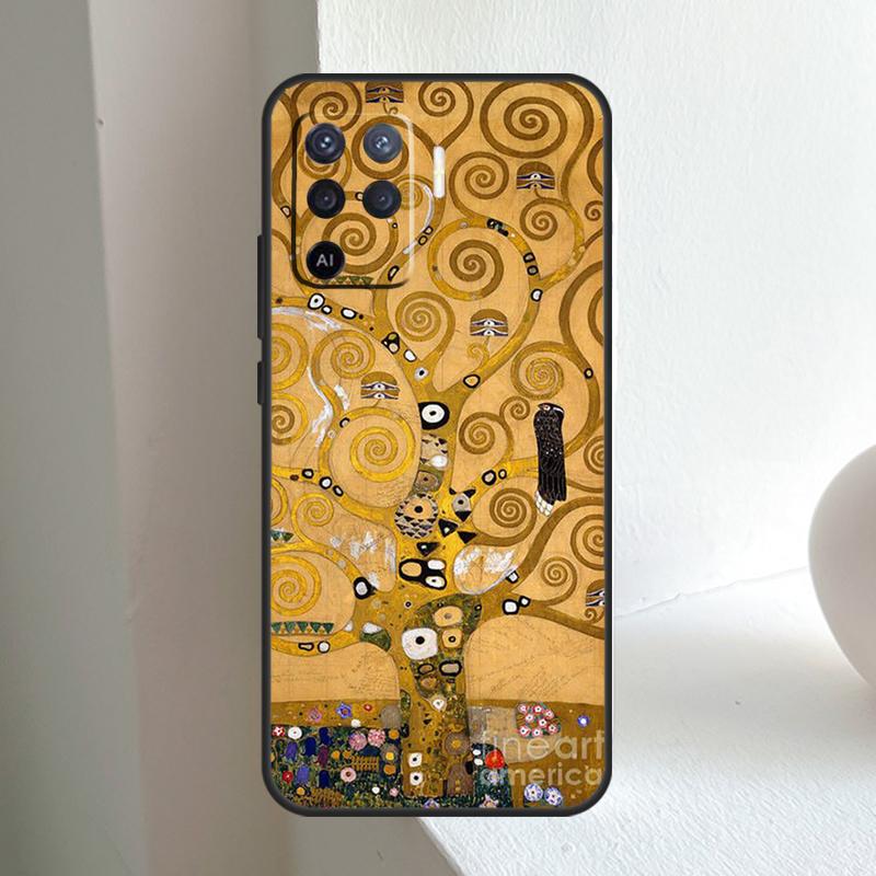 Kiss by Gustav Klimt For OPPO A74 A54 A94 A17 A57 A15 A16 A76 A96 A18 A38 A58 A78 A98 A40 A60 A80 A5 A6 Pro Case
