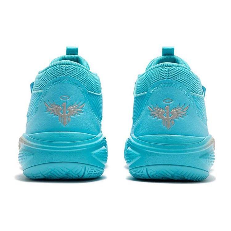 Puma Court Rider Simple Comfortable Mid-Top Basketball Shoes Unisex Sneakers Ocean-Blue 379069-01