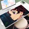 Demon Slayer Akaza Upper Moon Anime Gaming Mouse Pad Large Rubber Keyboard Desk Mat With 2MM Stitched Edge Design