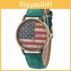 Vintage Graffiti States Canvas Watch With Quartz Movement For Unisex Wear