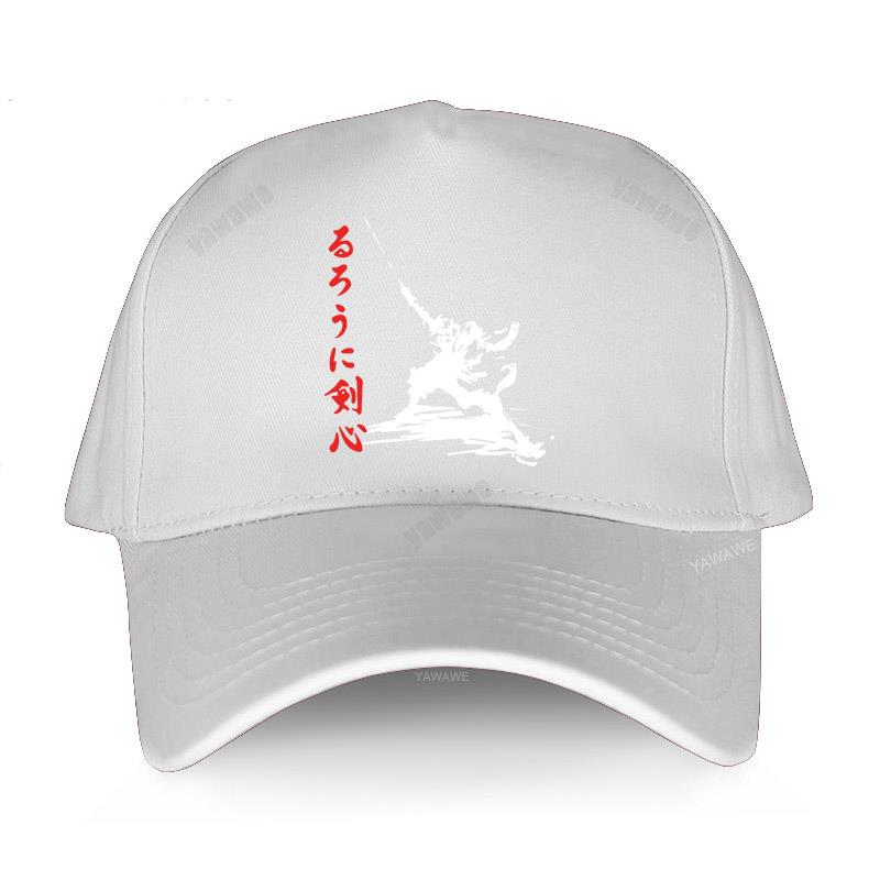 Black Casual Boys Printed Baseball Cap Rurouni Kenshin Samurai X - Anime Man Women Summer Hat Outdoor Snapback Caps Sport Bonnet