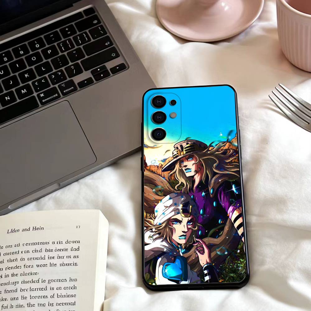 

J-Johnny Joestar of the J-Jojo Phone Case For Samsung S25,24,23,22,30,21,10,9,Ultra,Plus,Lite,FE,4,5 G Soft Black Case Samsung S225G