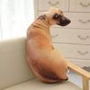 50cm Cute Simulation Dog Plush Toy 3D Printing Stuffed Animal Dog Plush Pillow Stuffed Cartoon Cushion Kids Doll Home Decro Gift