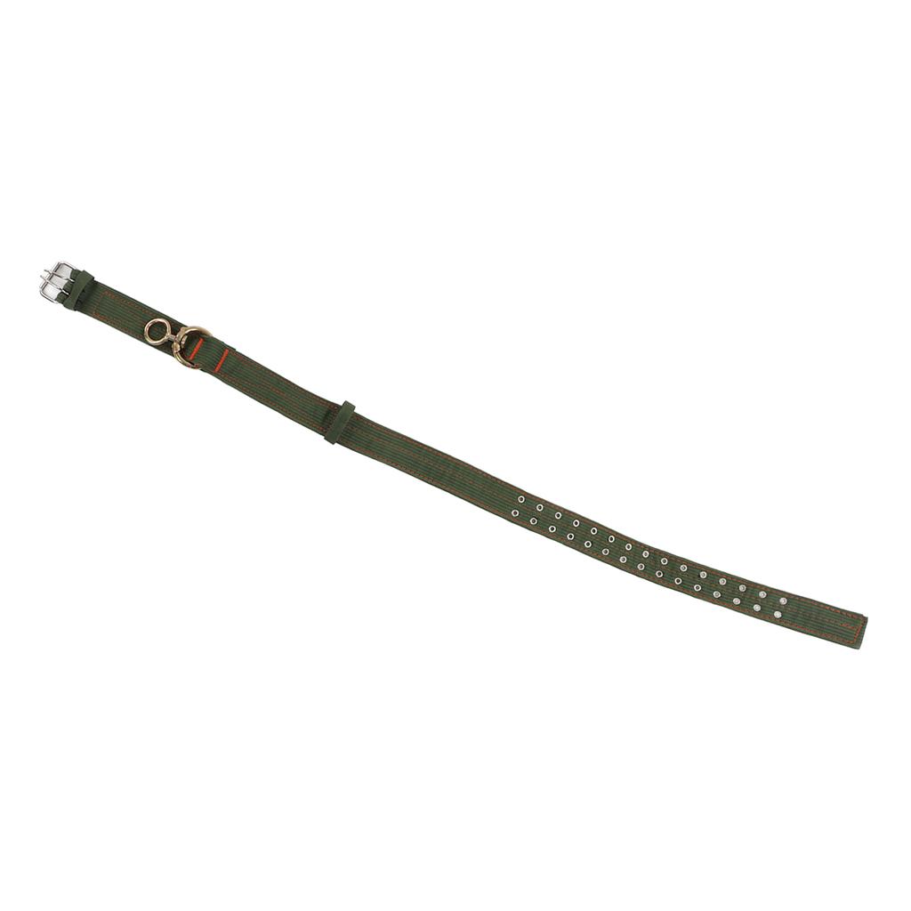 Cow Collar Adjustable 4 Layer Canvas Calf Collar with 2 Rows Metal Buckle for Horse Sheep Cattle