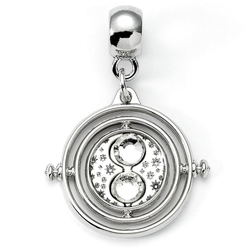 HARRY POTTER Time Turner Silver Tone Slider Charm