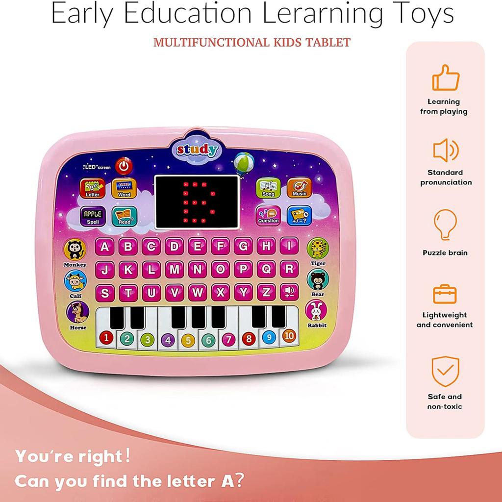 Multi Functional Children's English Learning Machine, LED Display Screen, Tablet, Fun Reading, Early Education Machine, Toy