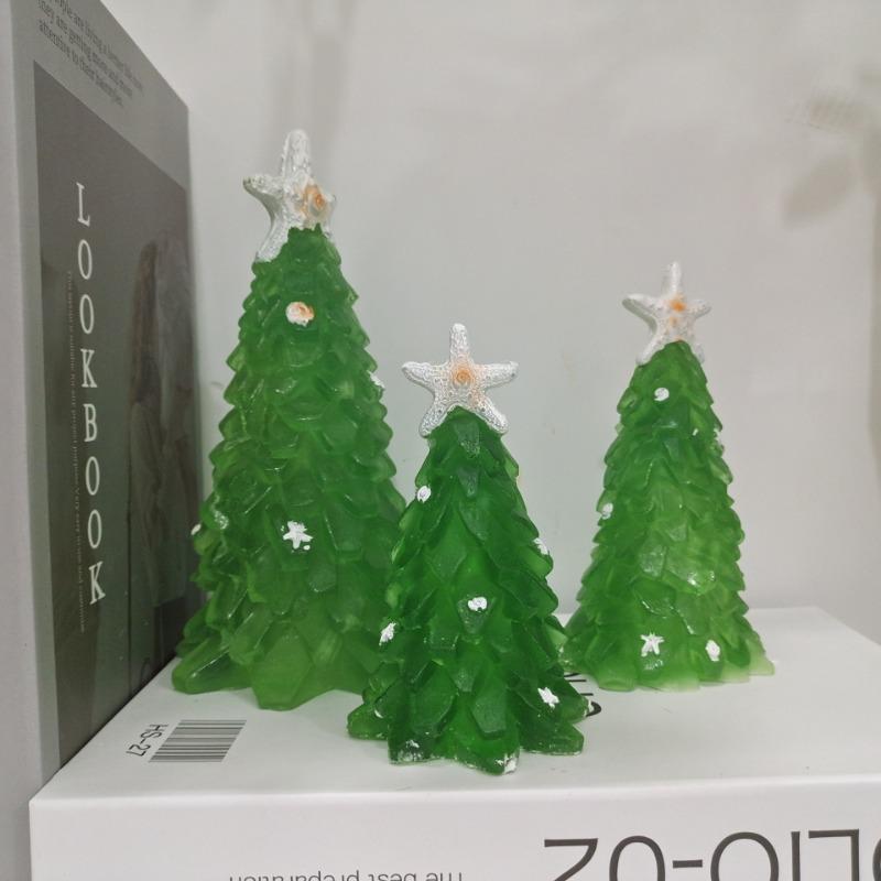 Christmas Starfish Jade Color Resin Christmas Tree Decorations Resin Crafts Home Decoration Design Decorations