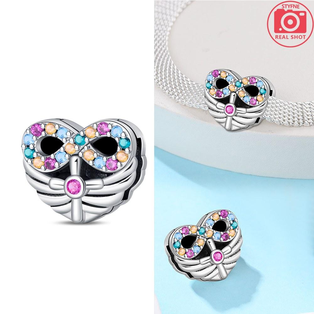 Copper Colors Butterfly Sea Shell Protection Heart Charms Flat Beads Fit Original Bracelet Diy Fine Jewelry Gift For Women