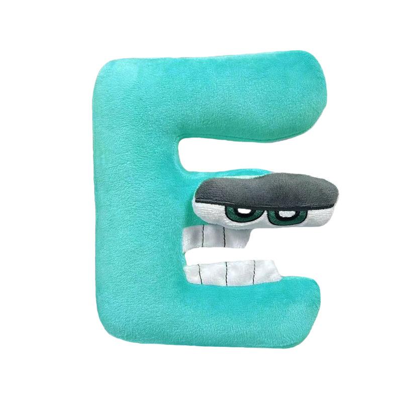 Alphabet Lore Plüschtiere Anime Puppe Kawaii 26 englische Buchstaben Stofftiere Kinder Aufklärung Montessori Plüschtier Puppe Geschenke