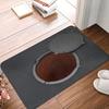 3D Bottomless Manhole Rug Optical Illusion Floor Mat Non-Slip Visual Trap Door Mat for Entrance Playroom Living Room Decoration