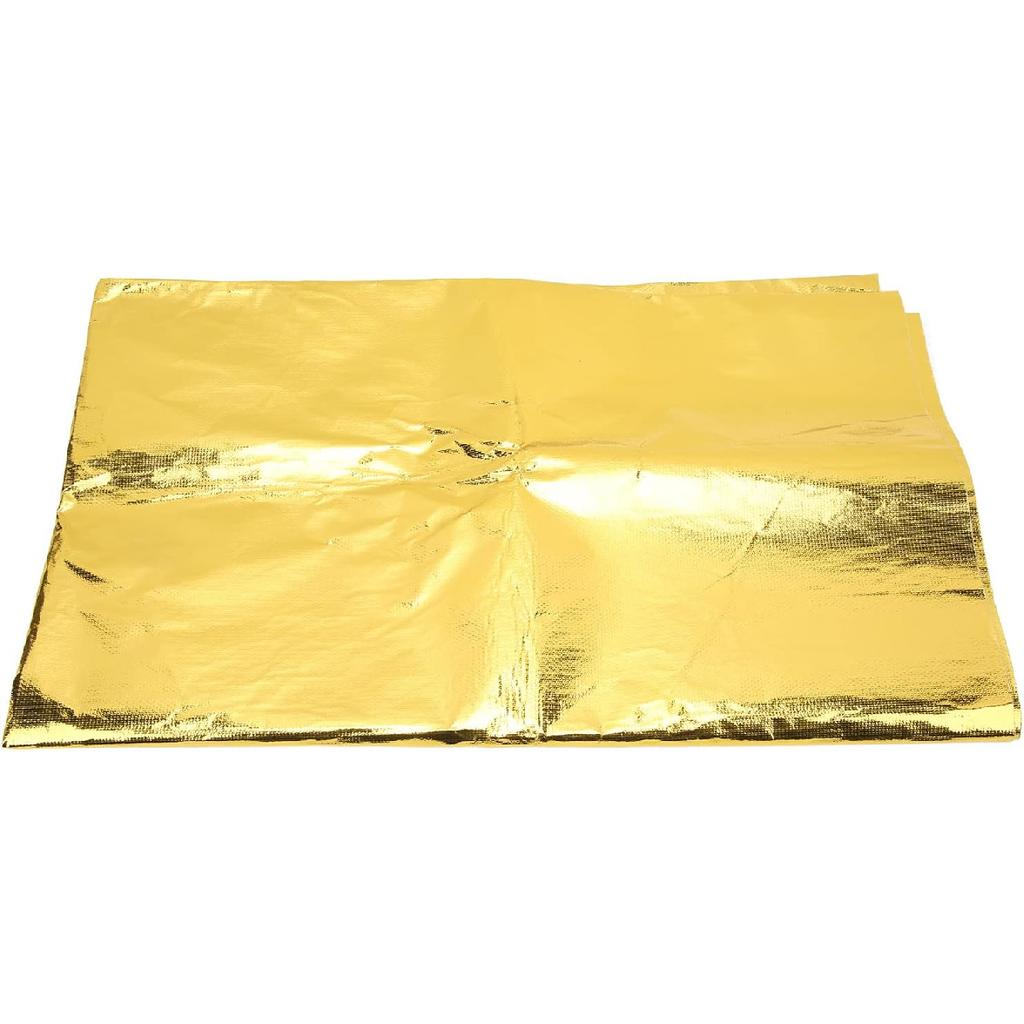 Heat Barrier Reflect Sheet, Self Adhesive High Temp Heat Wrap, Heat Reflective Adhesive Backed Roll, Thermal Insulation Blanket for Automotive Hose ,