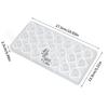 Candy Making Molds Clear Plastic Chocolate Molds 21 Grids Mini Heart Shape Baking Tray for Mousse Jelly Homes Kitchen Use