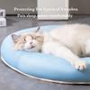 Summer Pet Dog Mat Cooling Ice Pad Dog Sleeping Round Mats For Dogs Cats Pet Kennel Top Quality Cool Cold Silk Dog Bed S-L