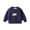 Crayon Shin-chan Long-Sleeve Plus Velvet Sweatshirt for Middle School Students
