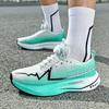 Carbon board running shoes mesh breathable sports shoes autumn youth shock absorption racing shoes men's and women's shoes