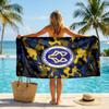 Leicester City Fußball Strandtuch Weiches Mikrofaser Sommerhandtuch Schnelltrocknend Saugfähiges Handtuch für Strand Schwimmbad Reisen