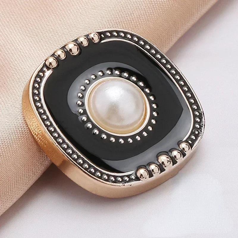 10Pcs Pretty Shank Buttons 21/25Mm Large Beautiful Pattern Buttons Coat Windbreaker Clothing Accessories