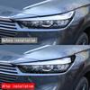Car Styling Front Headlights Eyebrows Eyelids Trim Strip for Honda HRV HR-V Vezel -2023 Lamp Eyelash Stickers B
