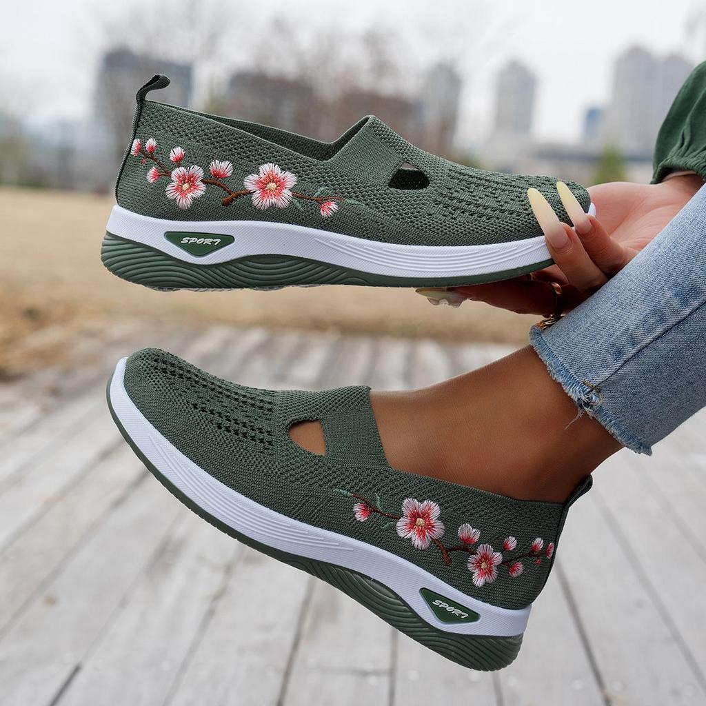 Pantofi Dama Slip-On de Primăvară și Toamnă, Pantofi Casual Confortabili și Respirabili pentru Doamne, Încălțăminte la Modă și Versatilă Mărimi Mari, Pantofi Femei