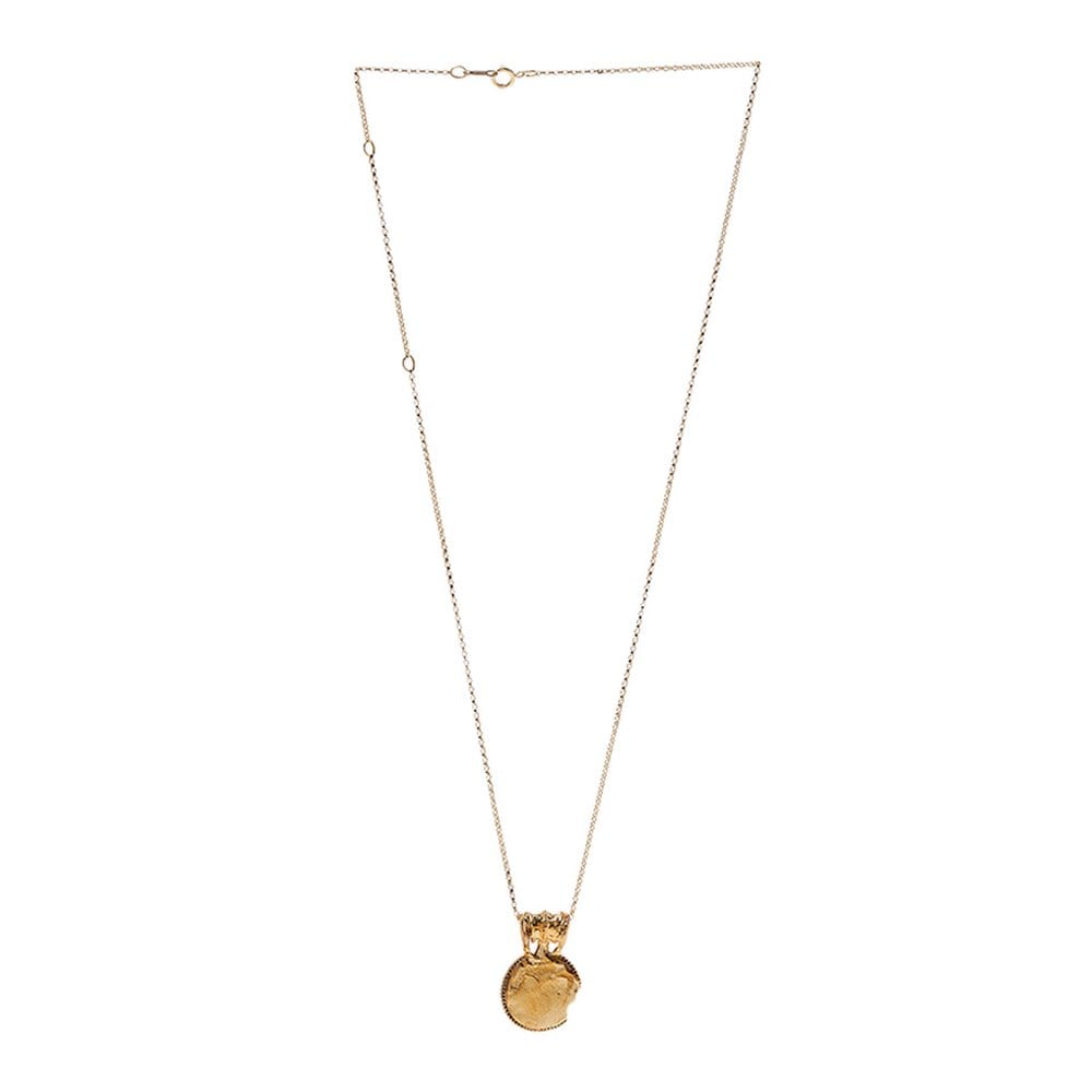 [Alighieri] Public Sun Salutation Medallion Necklace Fj1589 Abrz 24Gold /1