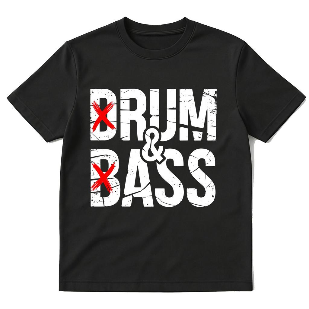 Funny Drum and Bass T Shirt Rum and Ass Lovers Jokes Tshirt Unisex Women Clothing Summer Cotton Short Sleeve Tshirts Streetwears