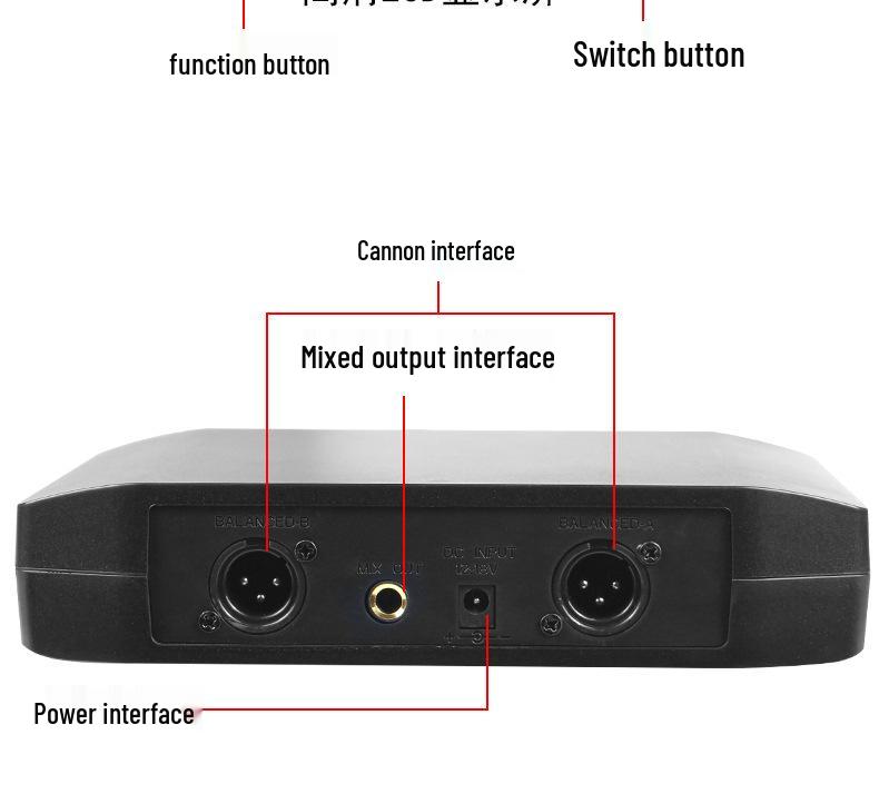GLXD4 Wireless Dual Microphone Set for Stage Performance - Beta58A KTV SM58 Handheld Mic