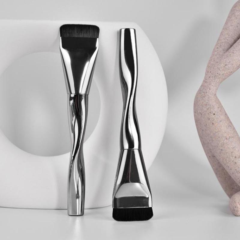 

One-Word Foundation Brush Lightweight And Thin Face Contour Brush Flat Contour Brush Blending Foundation Cream Makeup Brushes