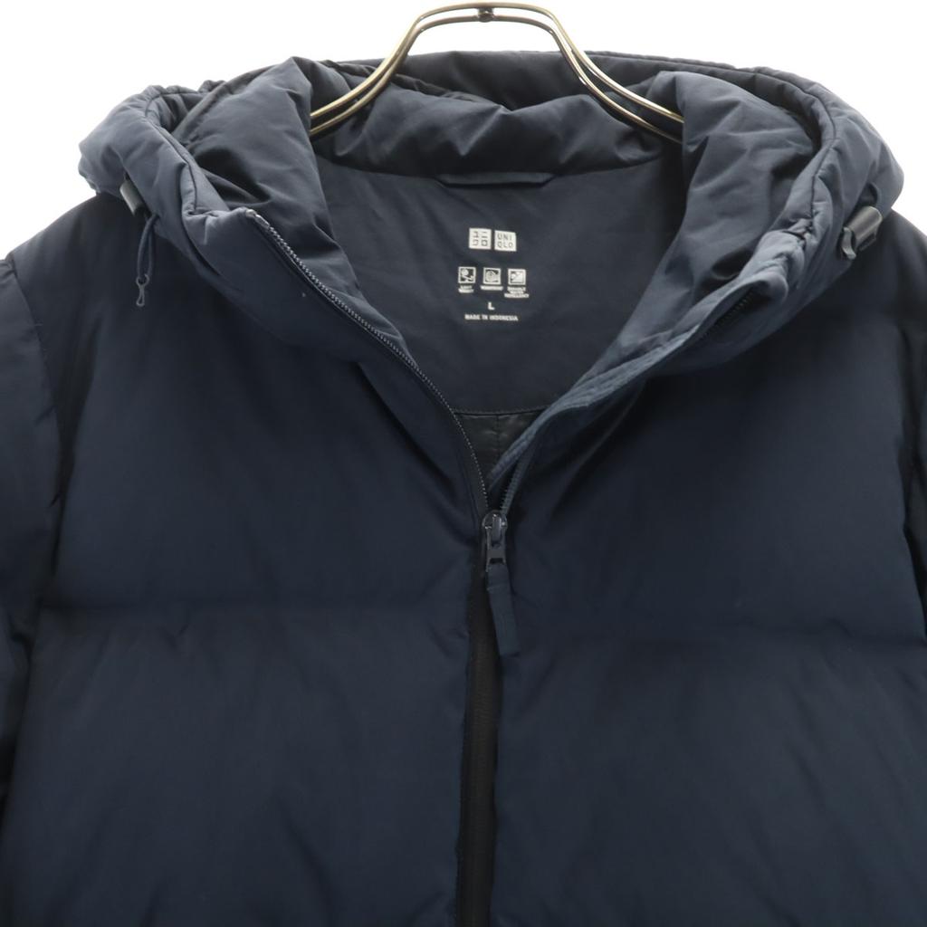 UNIQLO seamless down parka L Navy Women Used