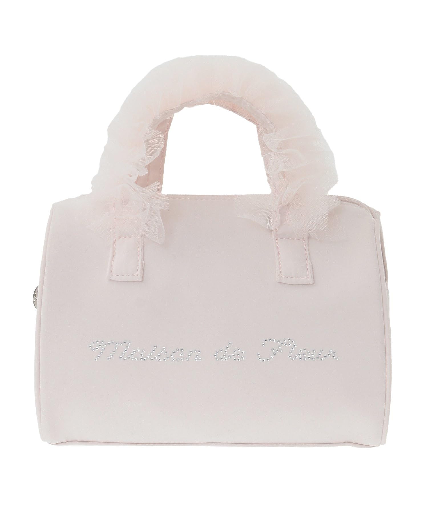 Maison de FLEUR Tulle Handle 2-Way Boston Bag, Pink, F Tote Bag, 08000717700