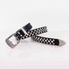 Vintage Glittered Belt Jeans Waistband Punk Style Studded Belt Waistband for Street Player Club Party Wear