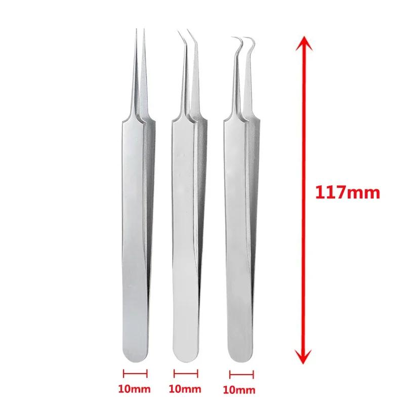 Ultra-fine Cell Pimples Blackhead Clip Tweezers Beauty Salon Special Scraping & Closing Artifact Acne Needle Tool