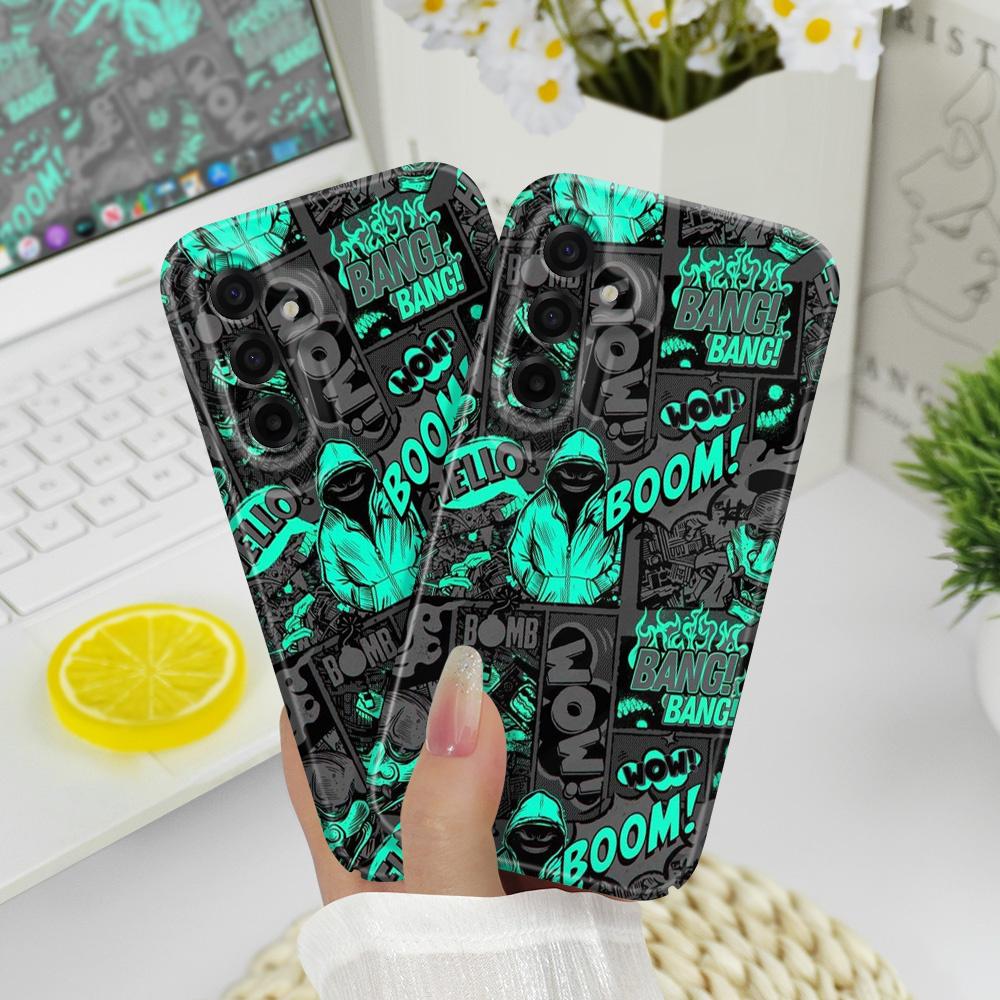 Funda de Teléfono Payaso Oscuro Para Samsung Galaxy A57 A37 A17 A56 A36 A26 A16 A06 A55 A35 A25 A15 A05 4G 5G Película Cubierta Dura