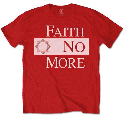 Faith No More Classic New Logo Star Red Unisex T-shirt