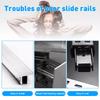 Drawer Slides Plastic Drawer Runners Noise Reduction Design