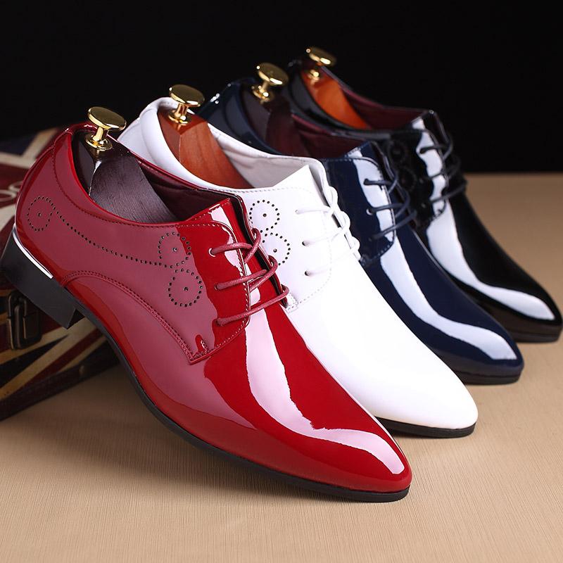 Fashion Leather Shoes For Man Genuine Leather Big Size Shoes High Quality Designer Formal Platform Casual Shoes Fashion Business