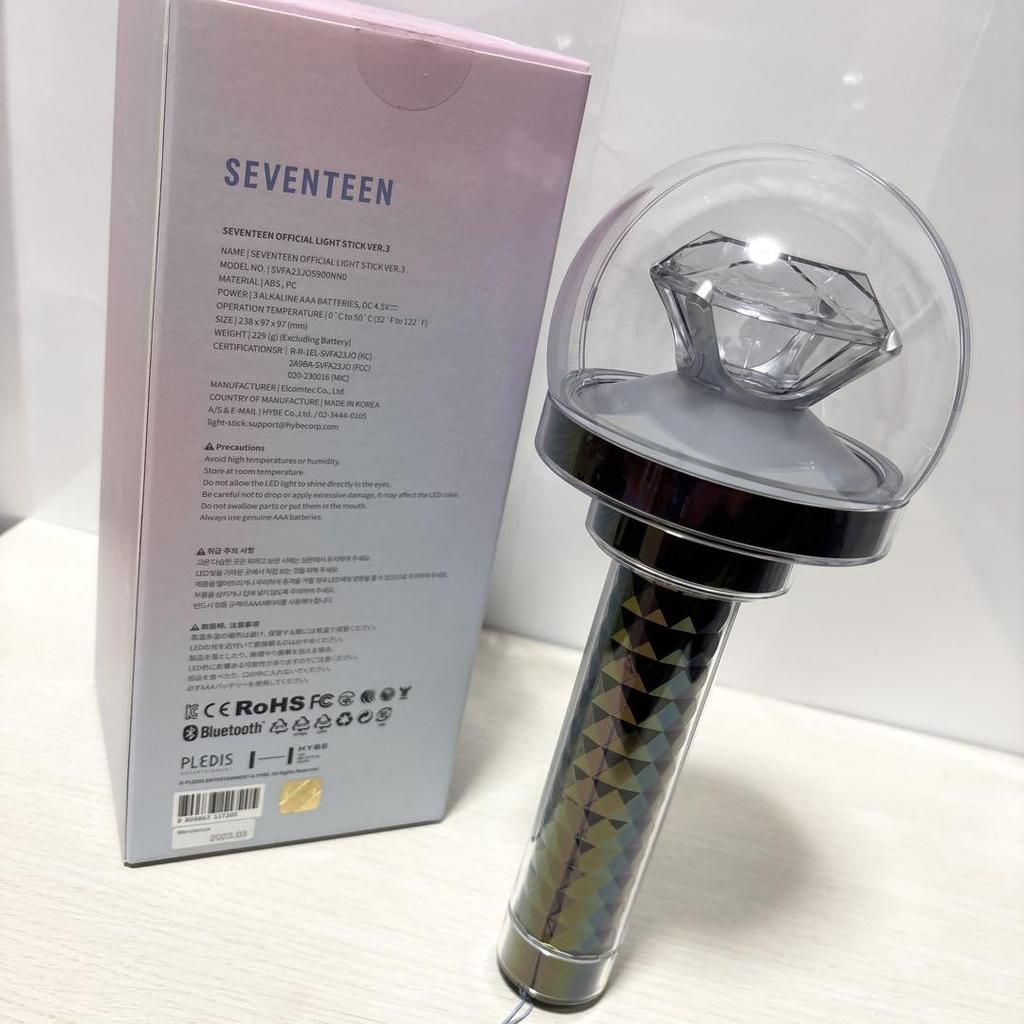 [USED] SEVENTEEN Light Stick VER.2 & VER.3 (Set of 2)