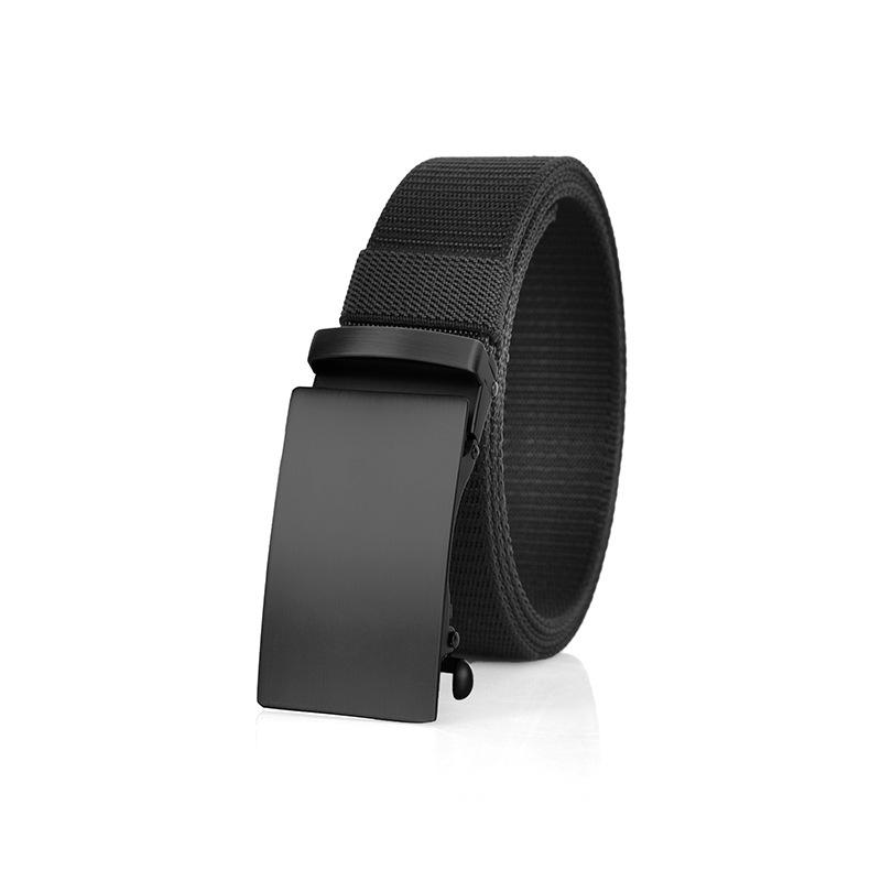 

Новый беззубый тканевый ремень с автоматической пряжкой, утолщенный нейлоновый холщовый ремень для отдыха, уличный ремень, удлиненный военный зеленый ремень 120