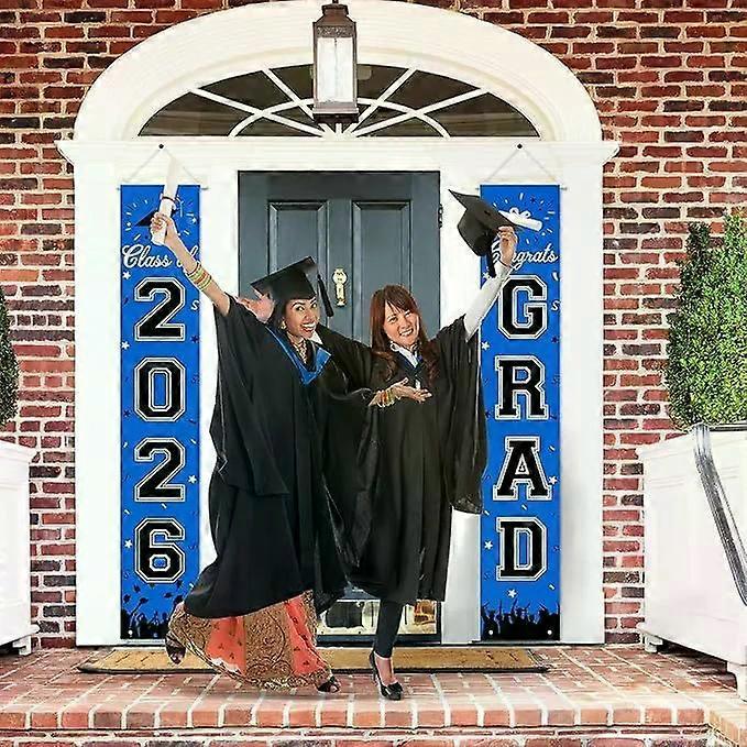 2026 Graduation Decorations, Congrats Grad Porch Banner for Any Schools or Grades 2026 Graduation Party Decorations