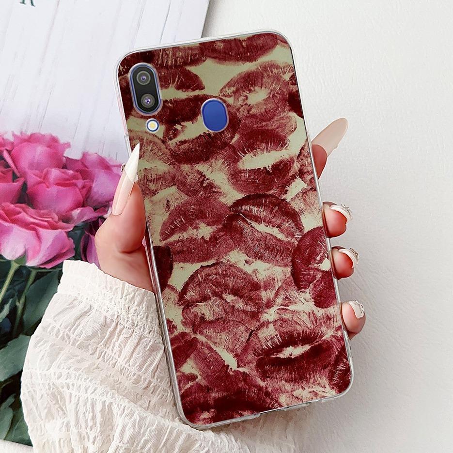 For Samsung Galaxy M10 M20 M30 Case New Fashion Painted Cover Clear Silicone Soft Slim Phone Case For Samsung M10 M20 M30 Fundas